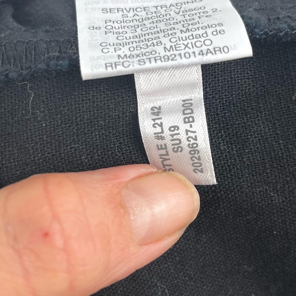 J.Crew 4” Linen Cotton Scalloped Hem Shorts Black 6 - Picture 10 of 10